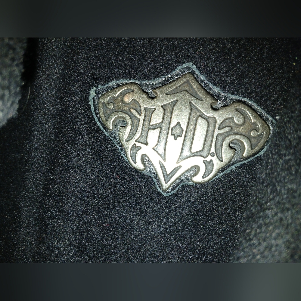 Gorgeous Harley-Davidson Women's Wool/Leather Jacket Size Medium - Picture 3 of 11